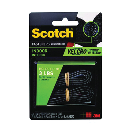 3M Hook&Loop Fastnr Blk 18 RF4711